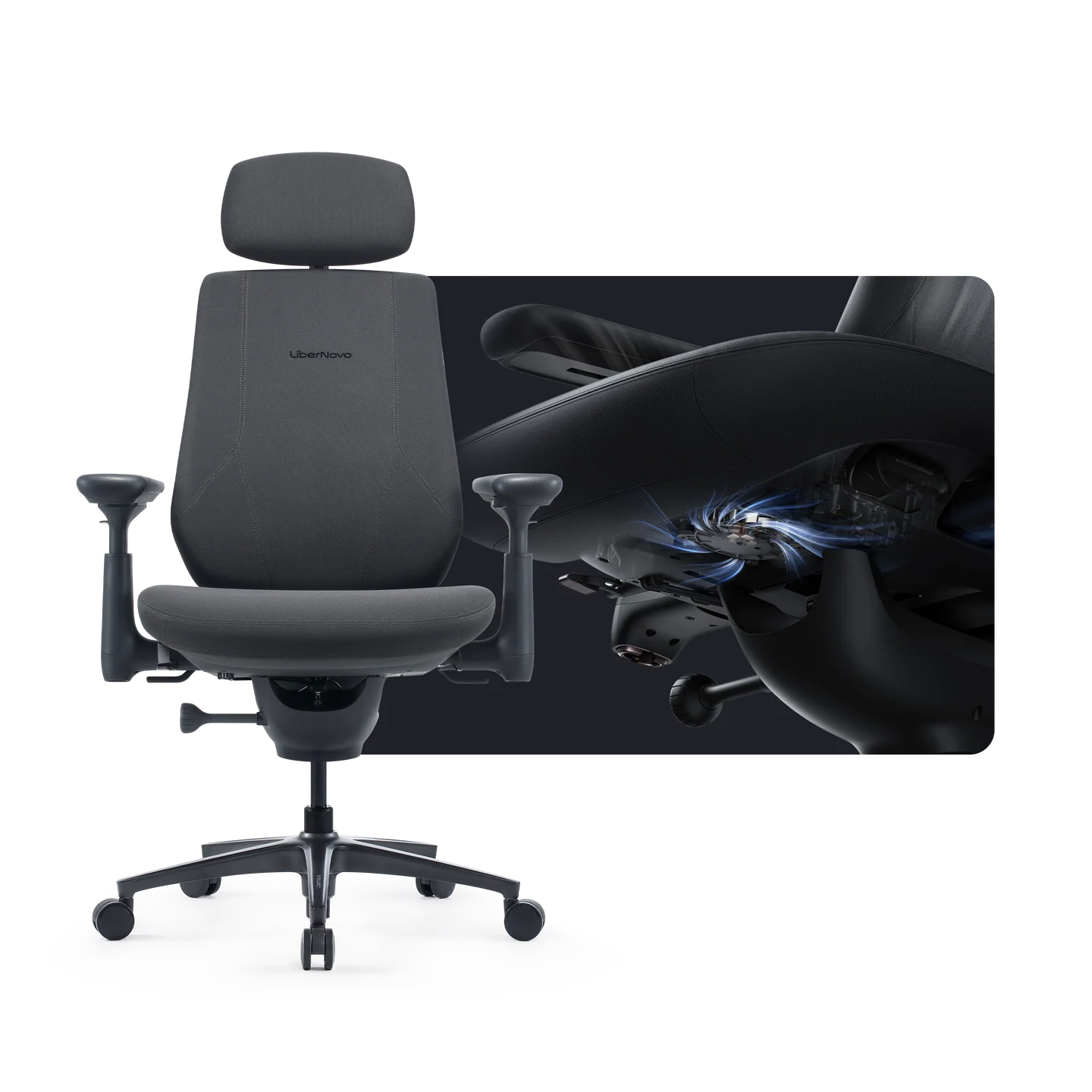 Basic Bundle Maxis Airflow Graphite 52cm Chair1