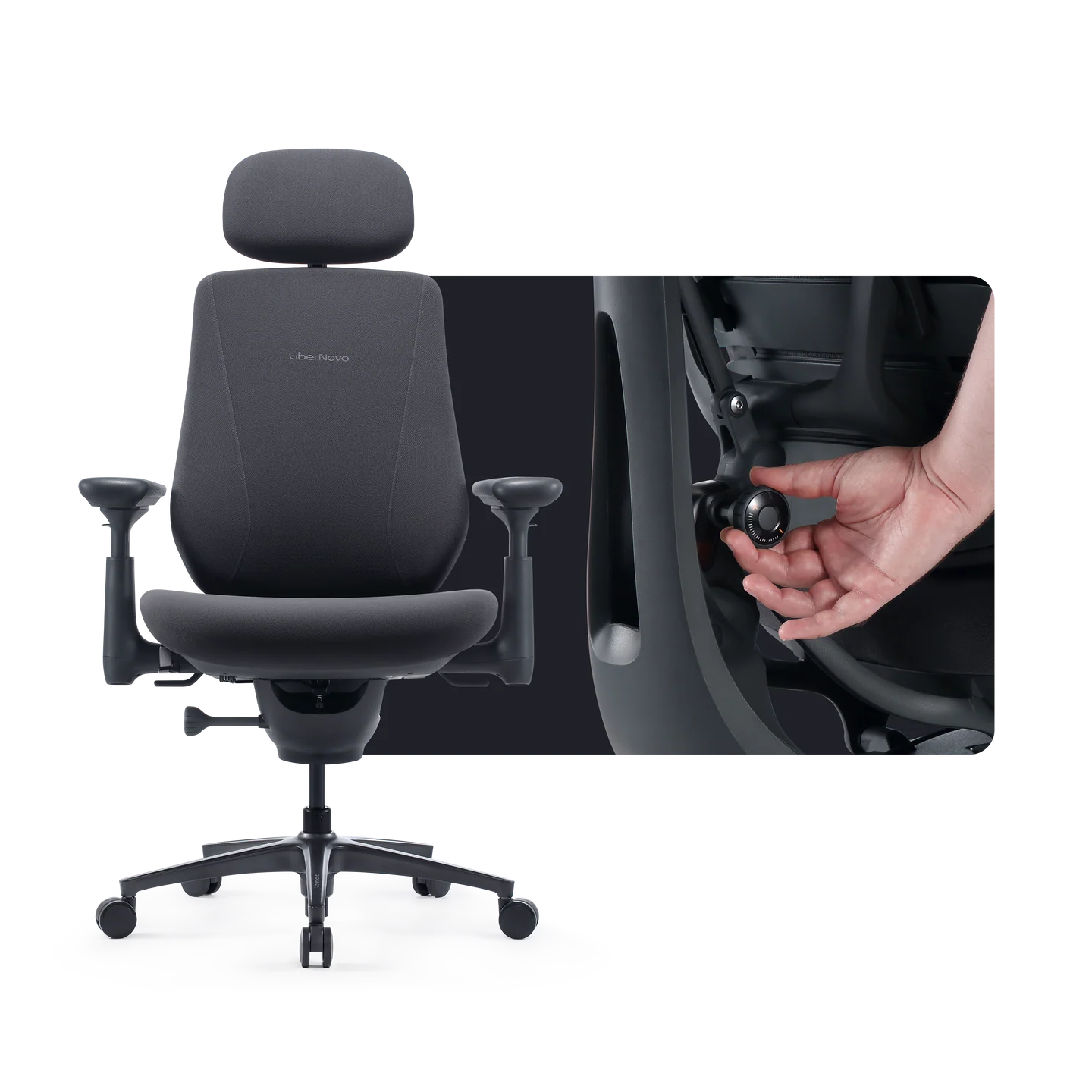 Basic Bundle Maxis Manual Graphite 52cm Chair1