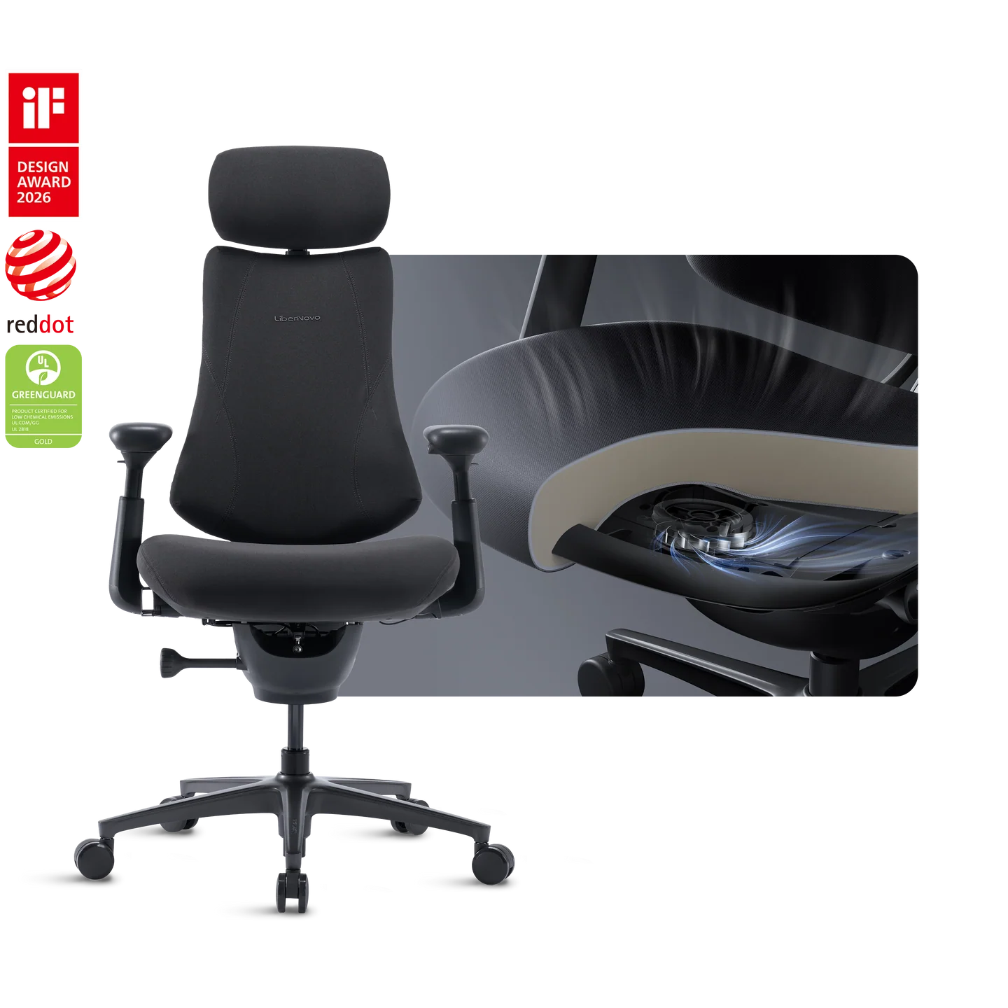 Basic Bundle Omni Pro Graphite 45cm Chair1