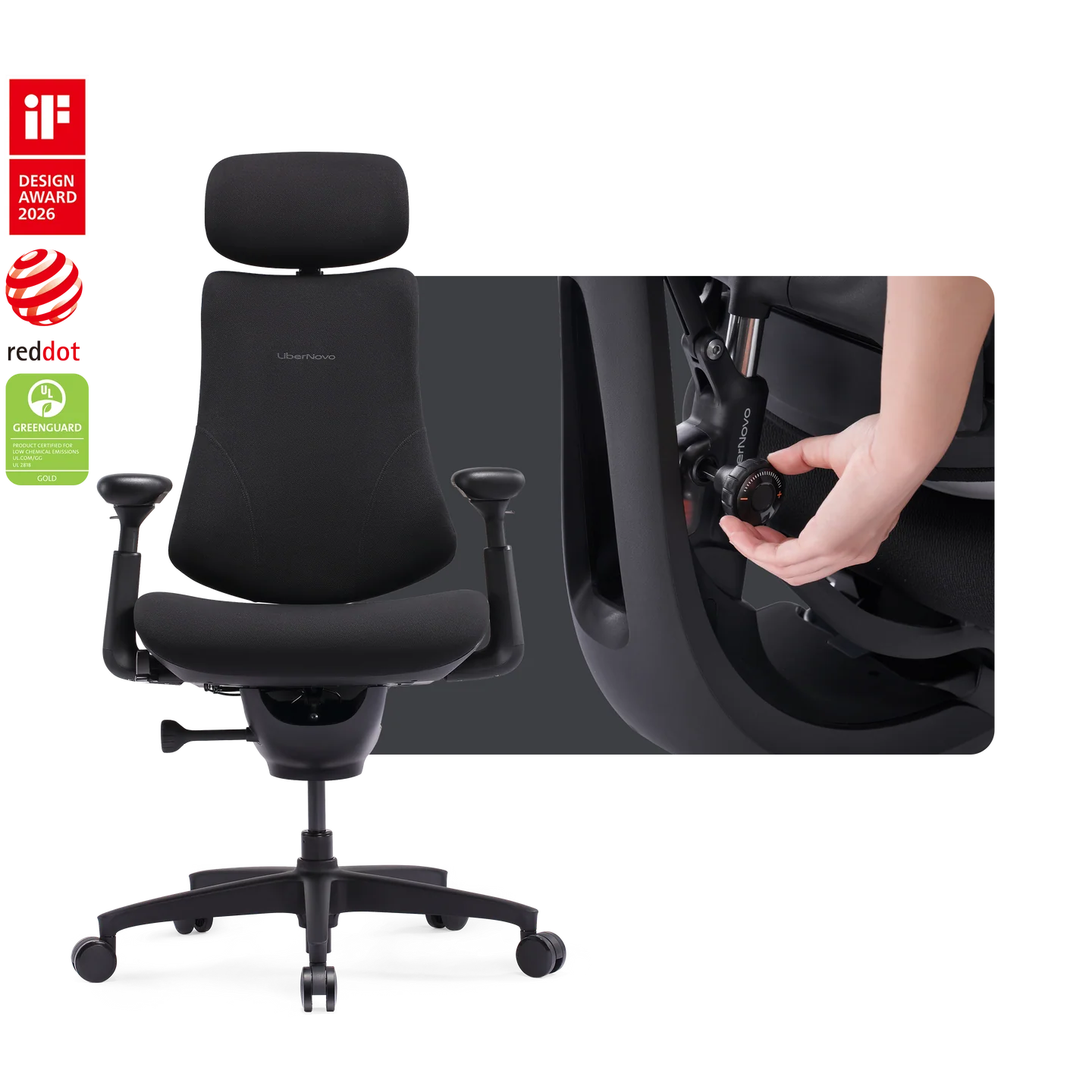Basic Bundle Omni SE Obsidian 48cm Chair1