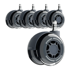 LiberNovo 2.95" Dual Rubber Chair Wheels
