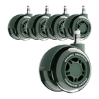 LiberNovo 2.95" Dual Rubber Chair Wheels