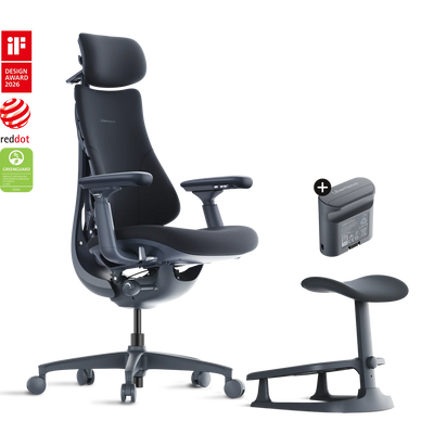 Pro Bundle Libernovo Omni Midnight Black 45cm Chair1
