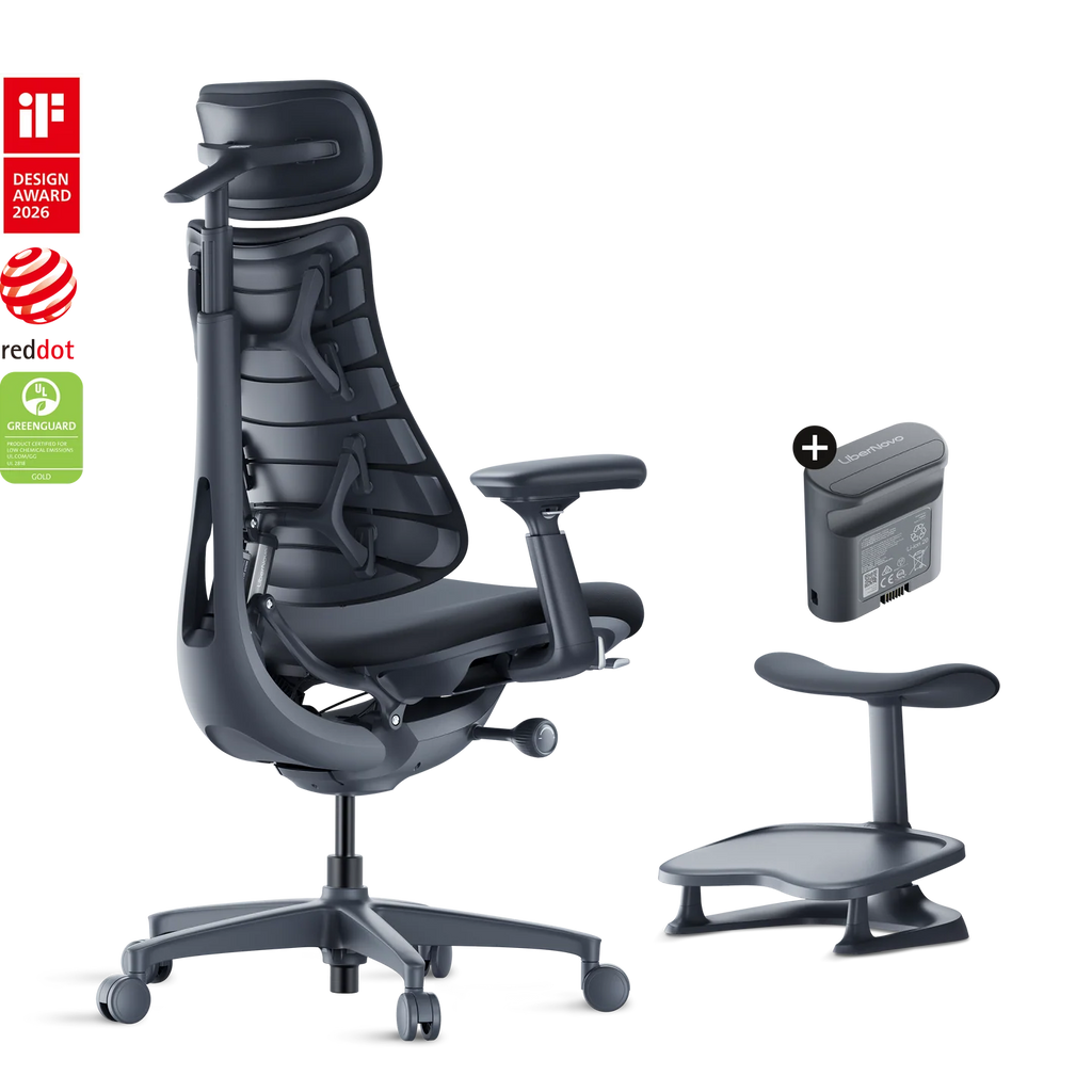 Pro Bundle Libernovo Omni Midnight Black 45cm Chair3