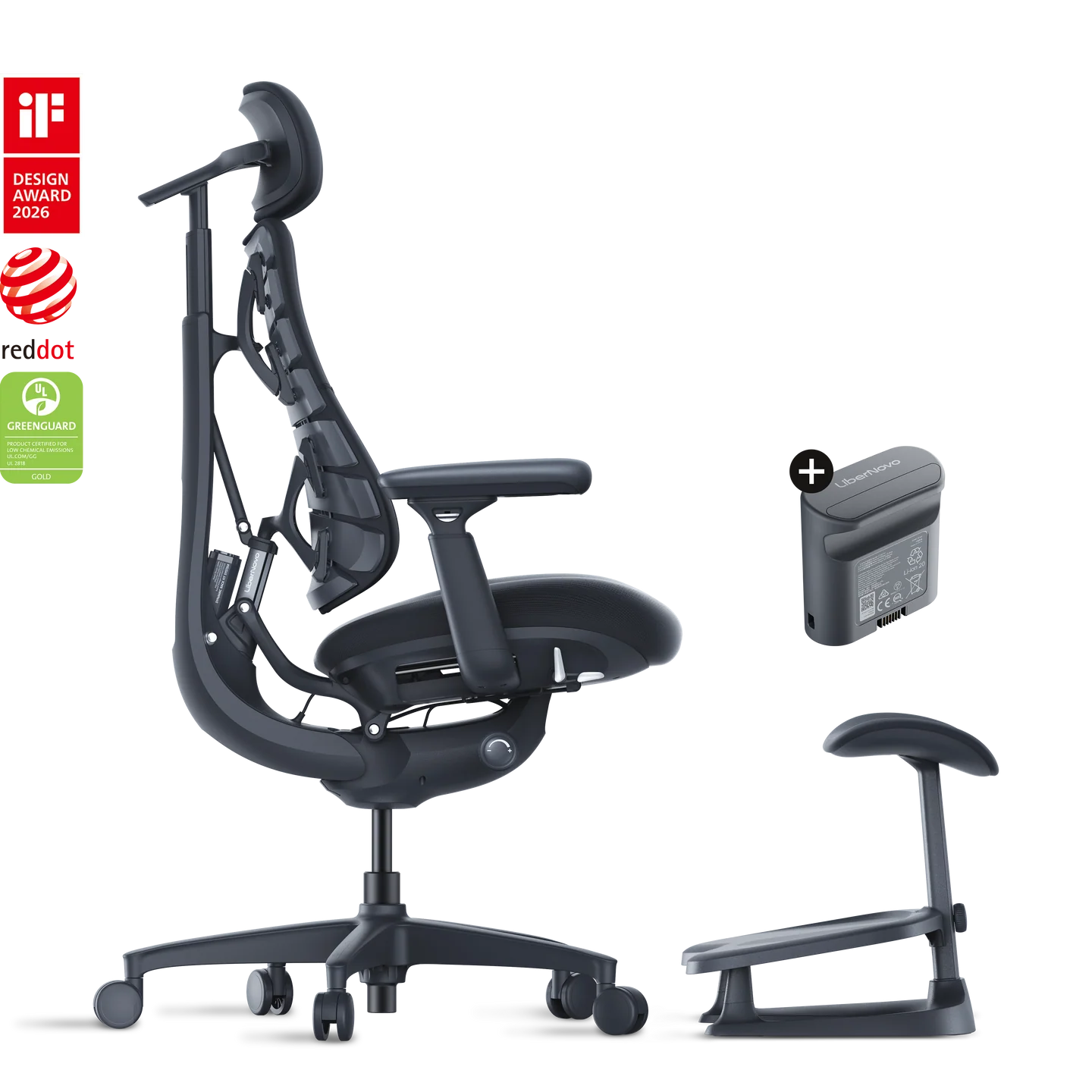 Pro Bundle Libernovo Omni Midnight Black 48cm Chair2