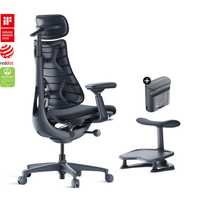 Pro Bundle Libernovo Omni Midnight Black 48cm Chair3