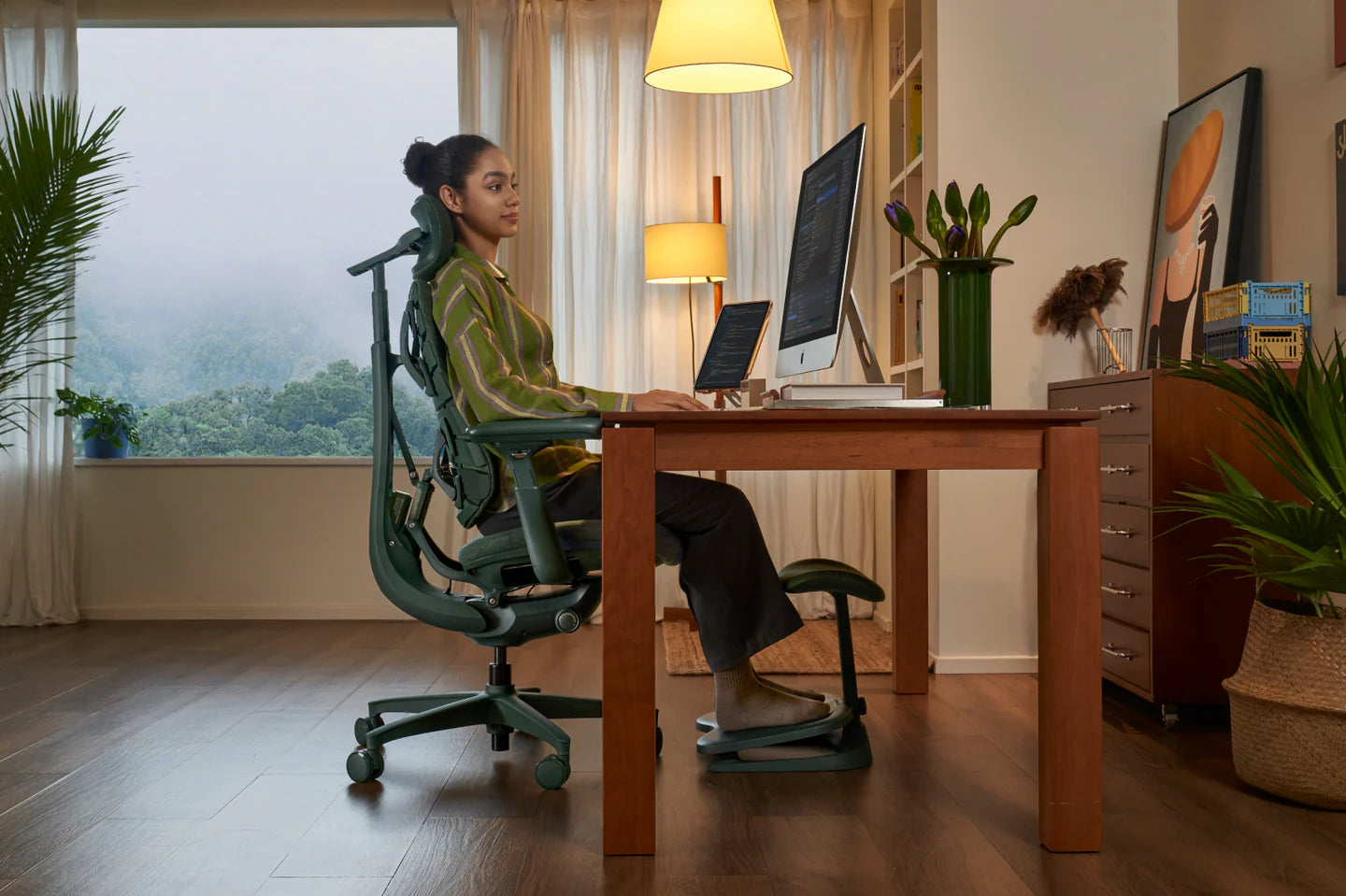 Pro Bundle Libernovo Omni Moss Green 48cm Chair5