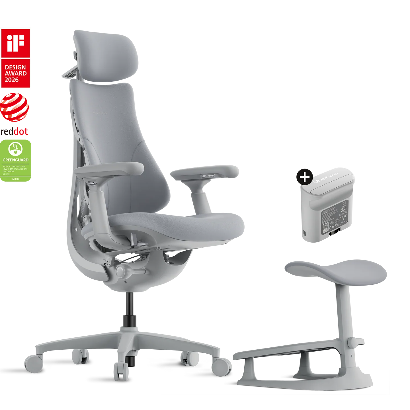 Pro Bundle Libernovo Omni Space Grey 48cm Chair1