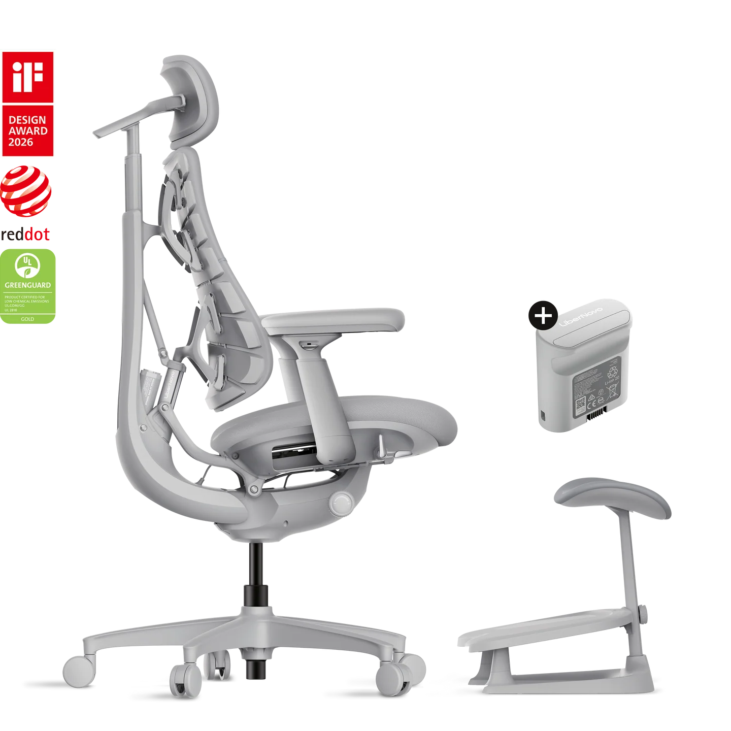 Pro Bundle Libernovo Omni Space Grey 48cm Chair2