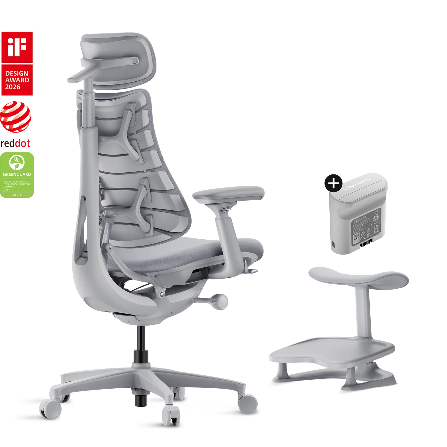 Pro Bundle Libernovo Omni Space Grey 48cm Chair3