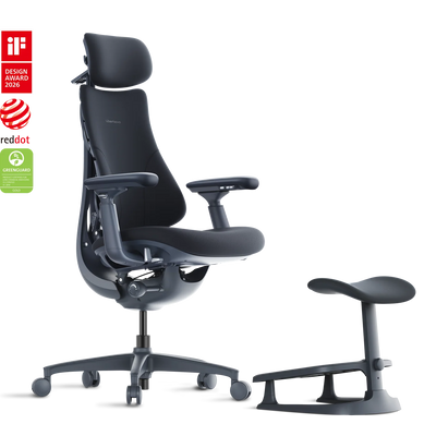 Standard Bundle Libernovo Omni Midnight Black 45cm Chair1