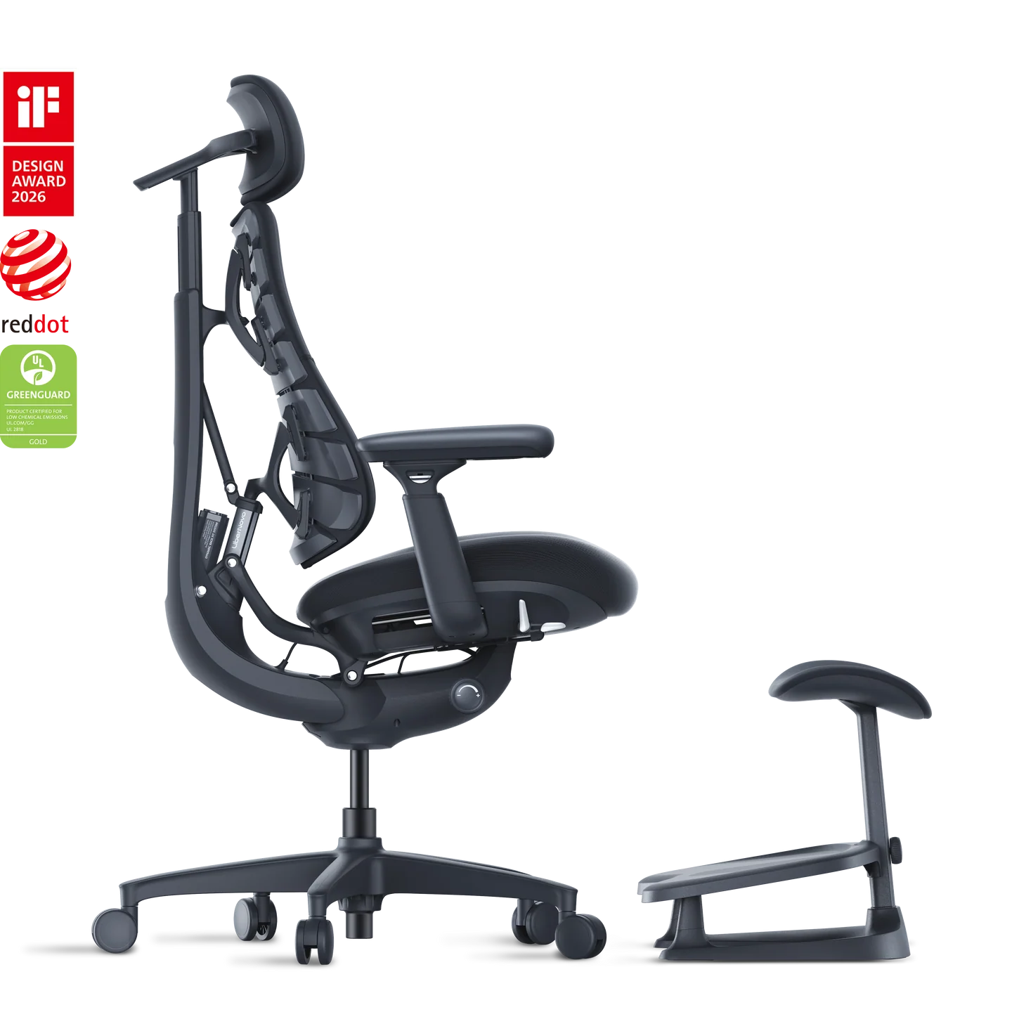 Standard Bundle Libernovo Omni Midnight Black 48cm Chair2
