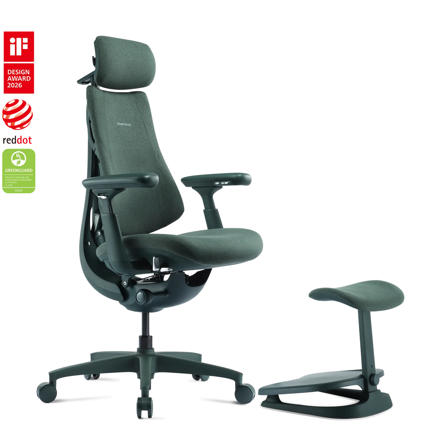 Standard Bundle Libernovo Omni Moss Green 48cm Chair1